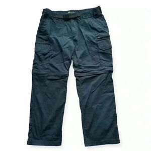 The B.C. CLOTHING Blue Convertible Cargo Utility Pants with Belt Size XL